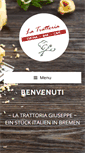 Mobile Screenshot of gastronomia-trattoria.de